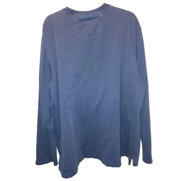 Nautica Men's XXL Solid Crew Neck Long Sleeve - Picture 3 of 4